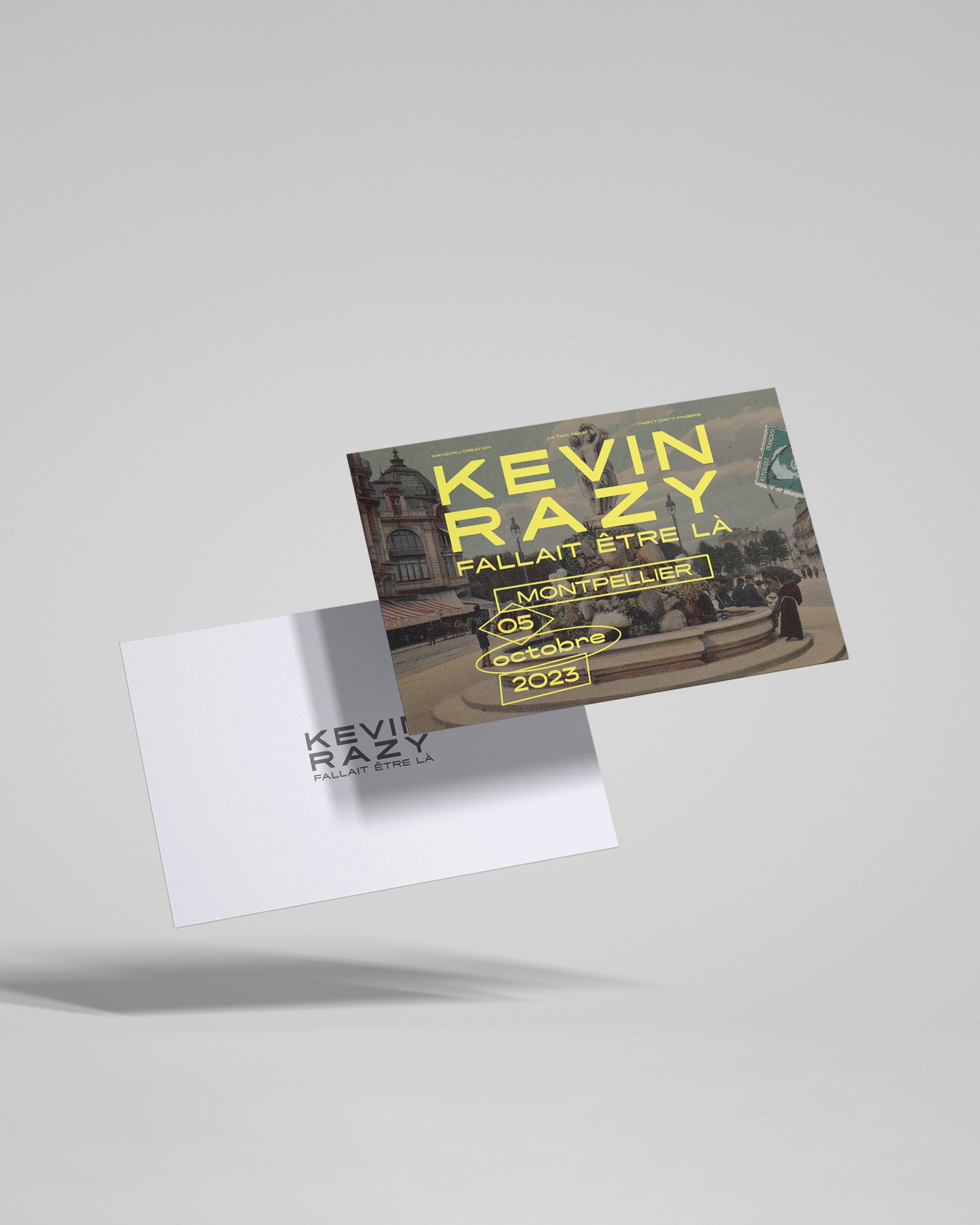 Kevin Razy - Fallait etre la - Carte postale 
