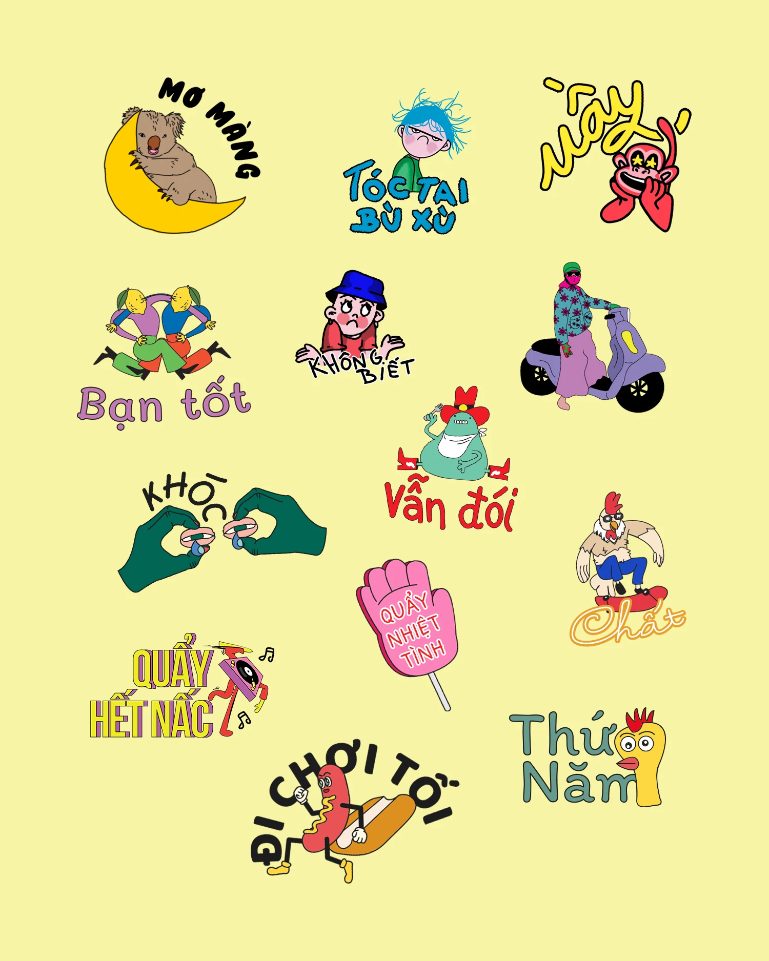 Snapchat Vietnam - Stickers - Filtres - Illustrations