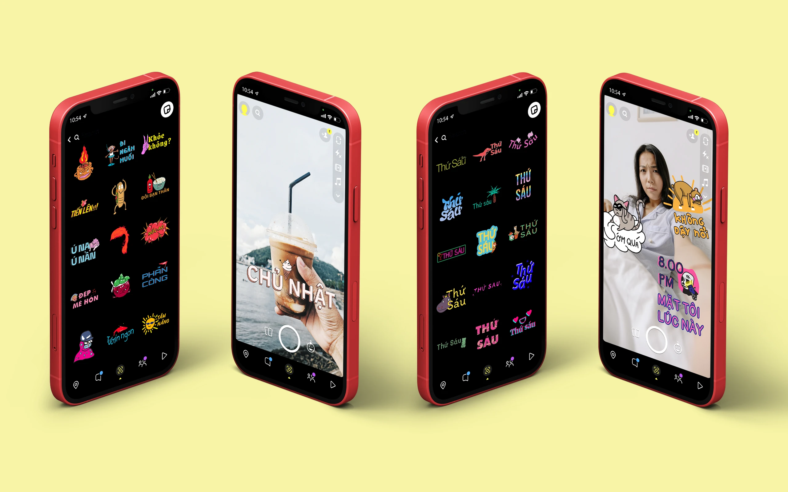 Snapchat Vietnam - Stickers - Filtres - Illustrations - Application