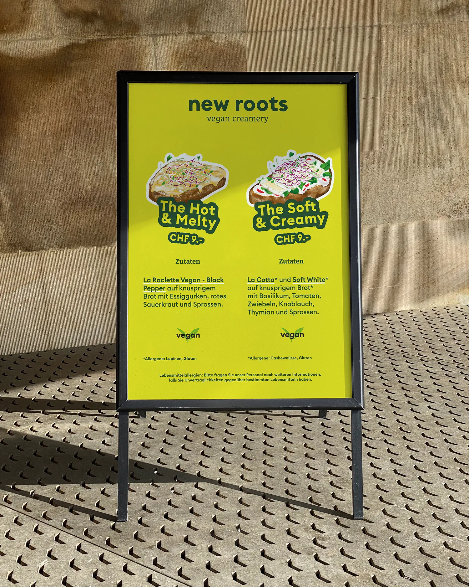 New Roots - Affiche - Food festival - tartine