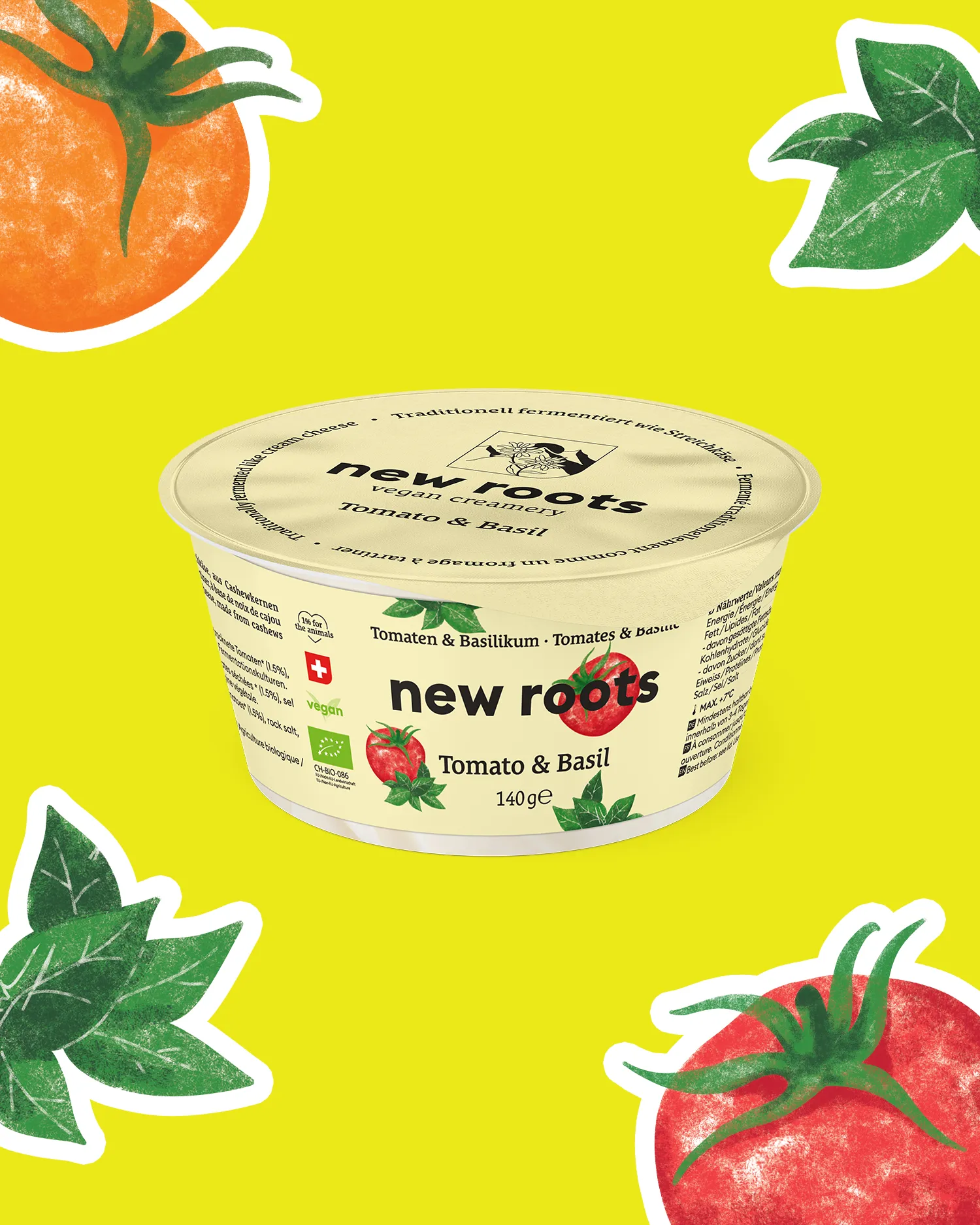 New Roots - Packaging - Spread 3D illustrations